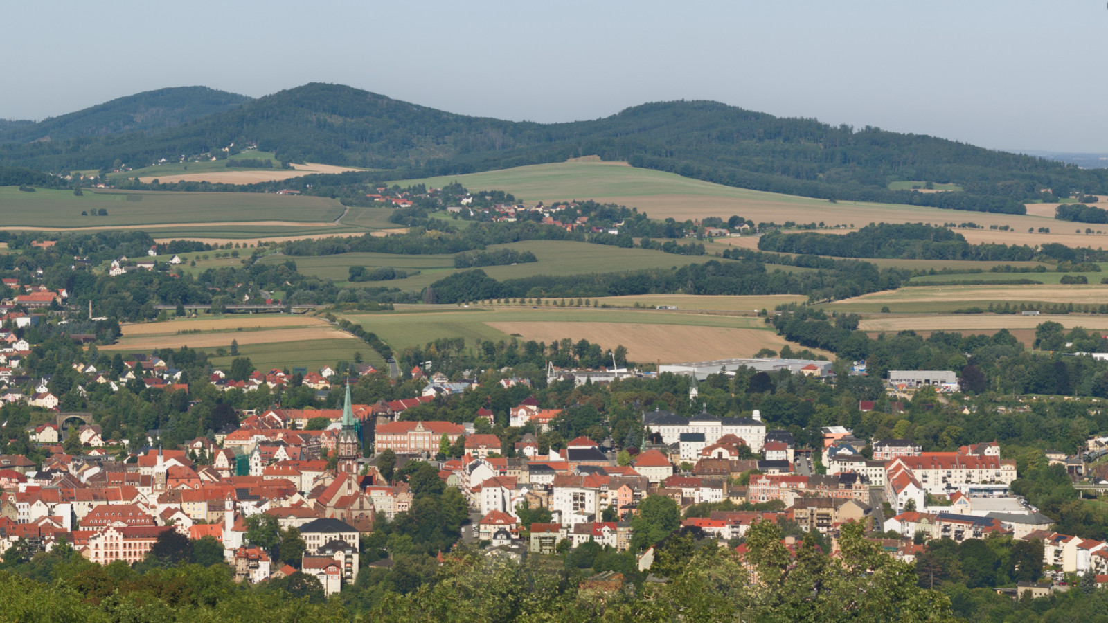 Rundumblick vom Löbauer Berg