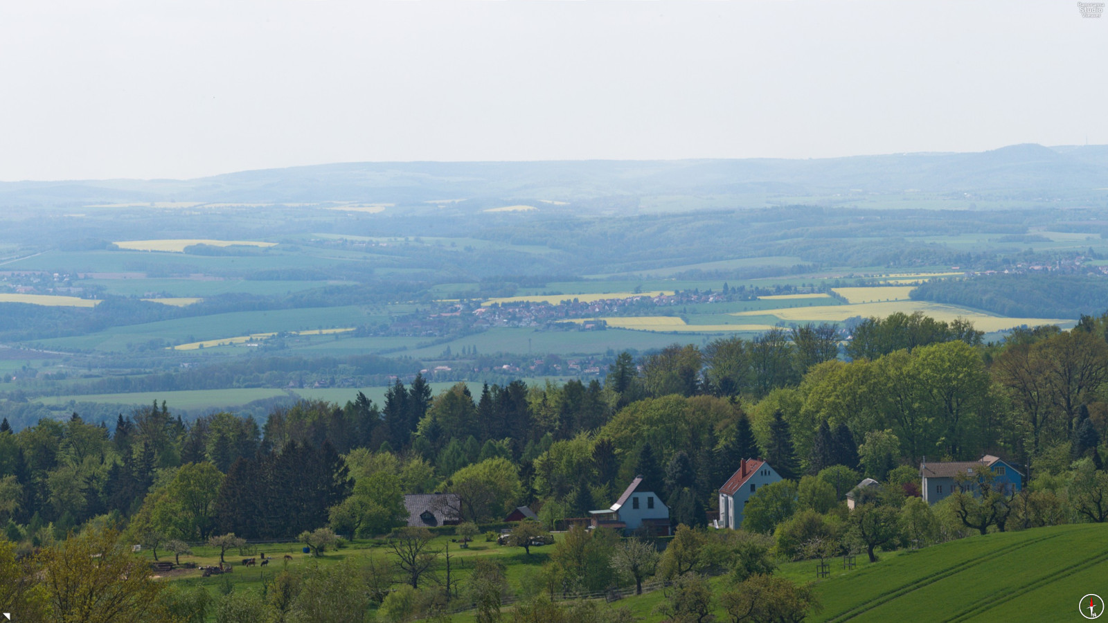 Blick vom Triebenberg auf Dresden